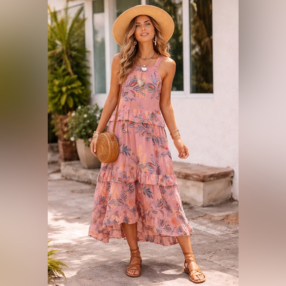 free people anita maxi dress Free People Women's Anita Tropical Printed Maxi